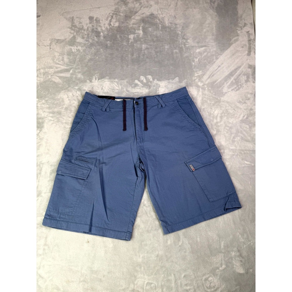 Nike Air Jordan Cargo Shorts Mens 40 Blue Cotton Jumpman Logo Drawstring Outdoor